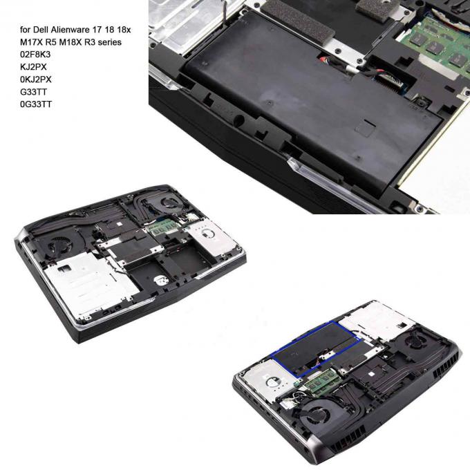 2F8K3 Dell Alienware 17 αντικατάσταση 14.8V 4400mAh μπαταριών εξουσιοδότηση 1 έτους